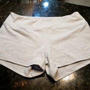 Black micro striped on gray shorts..born primitive..size small.